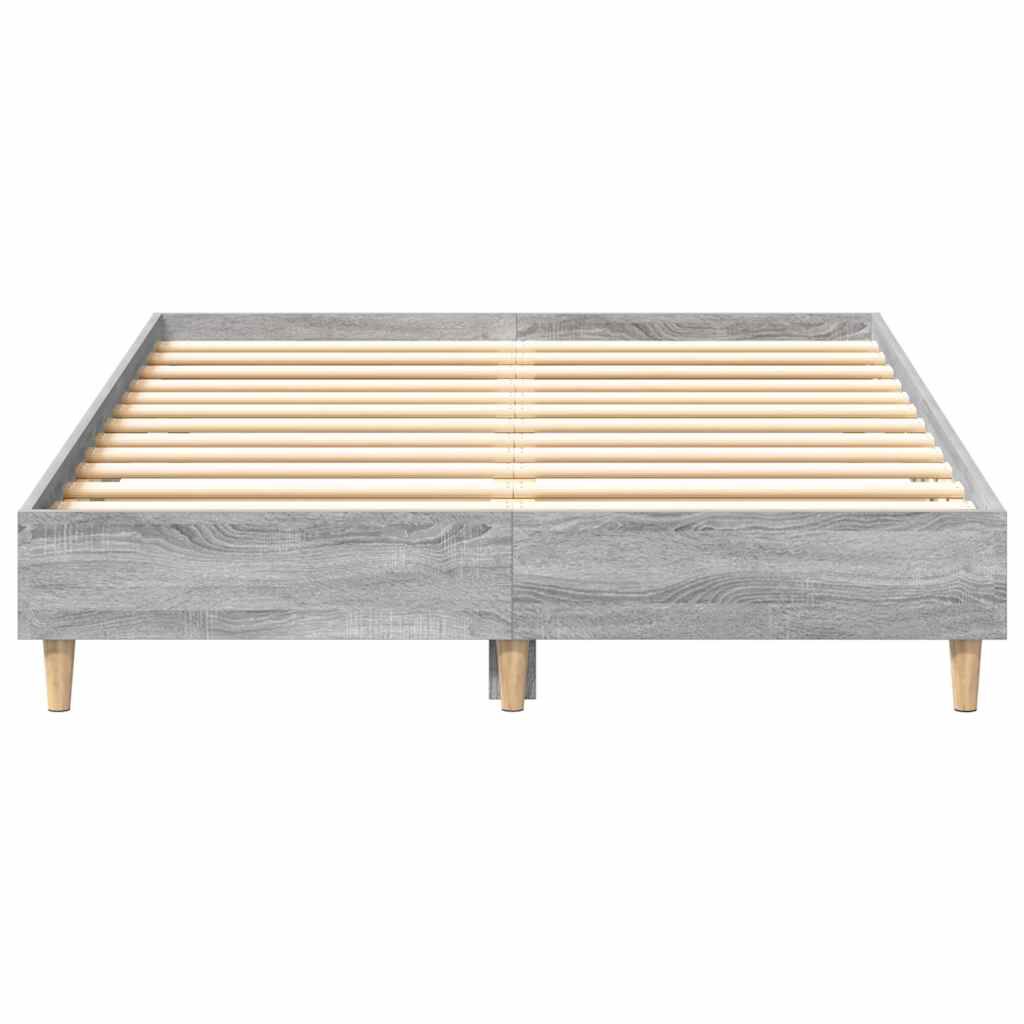 vidaXL Πλαίσιο Κρεβατιού χωρίς Στρώμα Γκρι Sonoma 120x200 εκ.