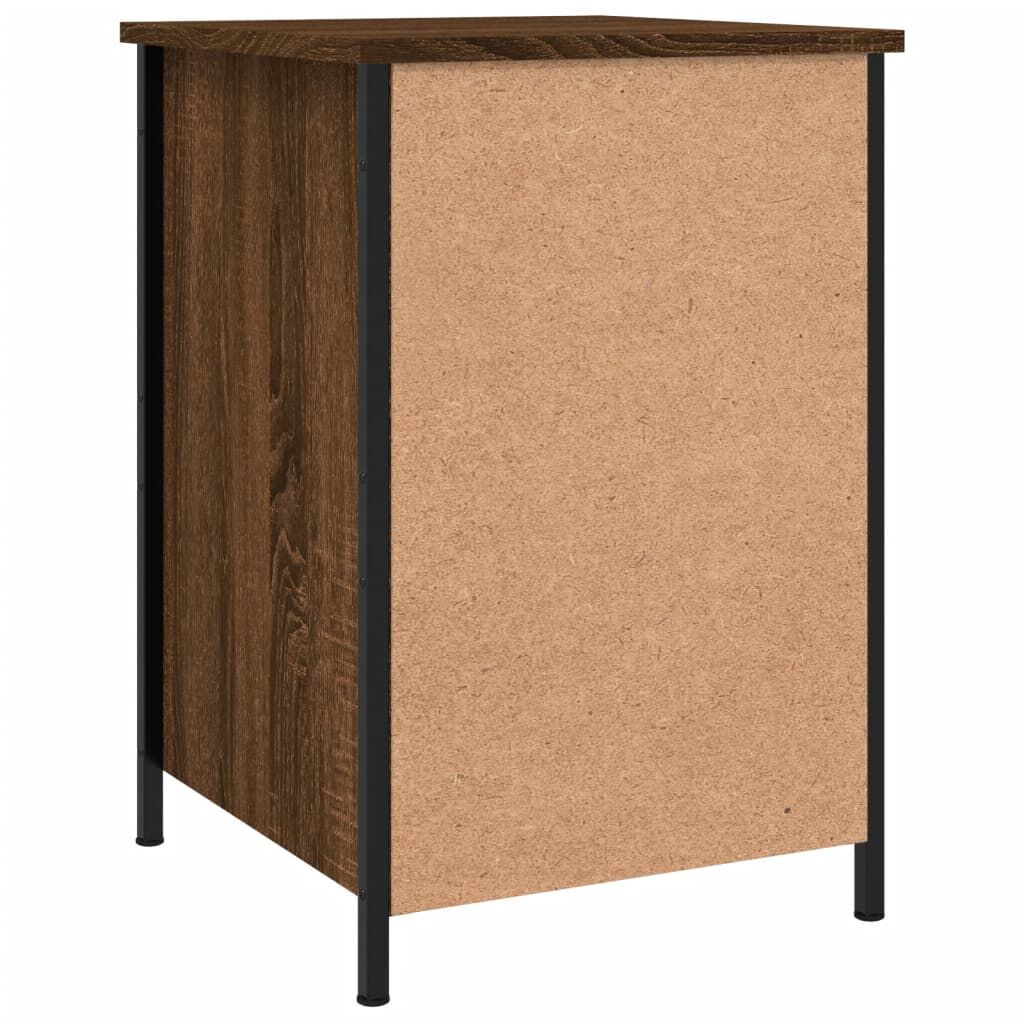 vidaXL Κομοδίνο Καφέ Δρυ 40 x 42 x 60 εκ. από Επεξεργασμένο Ξύλο