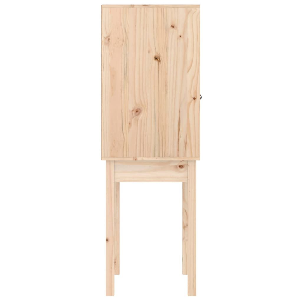 vidaXL Ντουλάπι 60 x 40 x 120 εκ. από Μασίφ Ξύλο Πεύκου