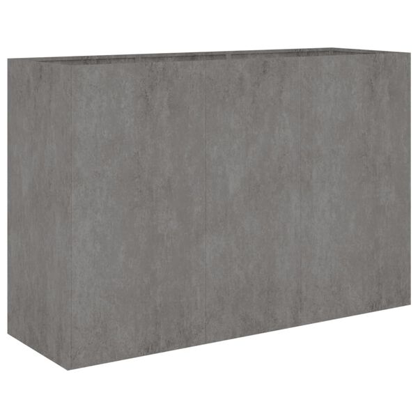 vidaXL Ζαρντινιέρα 120 x 40 x 80 εκ. από Ατσάλι Σκληρυθέν στον Αέρα