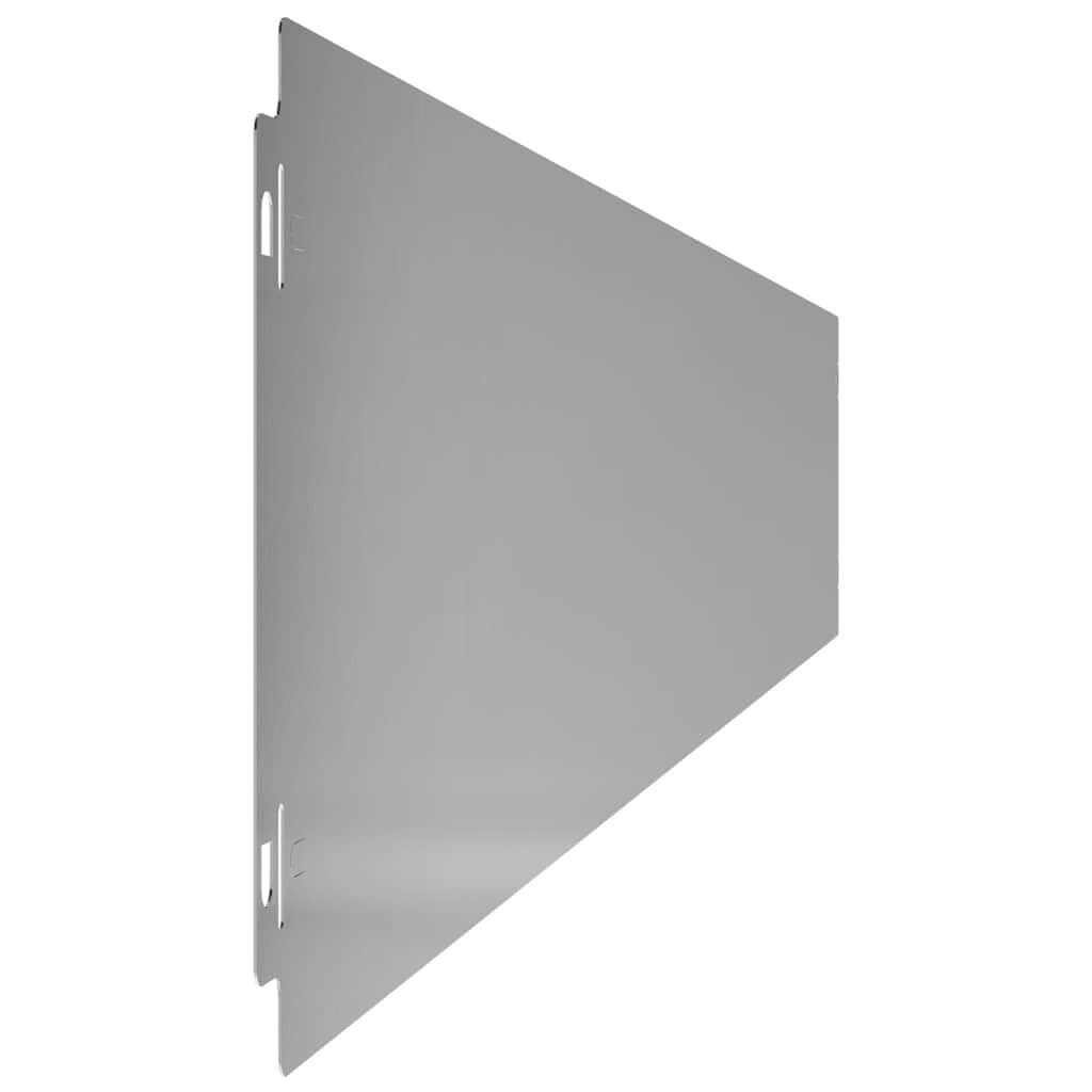 vidaXL Περιφράξεις γκαζόν 50 τεμάχια 15x103 cm από γαλβανισμένο χάλυβα
