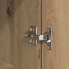 vidaXL Κομοδίνο Αρτισιανή Δρυς 39x35x125 εκ. από Επεξεργασμένο Ξύλο