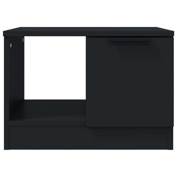 vidaXL Τραπεζάκι Σαλονιού Μαύρο 50x50x36 εκ. από Επεξεργασμένο Ξύλο