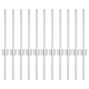 vidaXL &Sigma;&tau;ύ&lambda;&omicron;&sigmaf; &Pi;&epsilon;&rho;&iota;&phi;&rho;ά&xi;&epsilon;&omega;&nu; 11 pcs &Alpha;&sigma;&eta;&mu;ί 40 cm &Alpha;&tau;&sigma;ά&lambda;&iota;