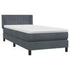 vidaXL &Kappa;&rho;&epsilon;&beta;ά&tau;&iota; Boxspring &mu;&epsilon; &Sigma;&tau;&rho;ώ&mu;&alpha; &Sigma;&kappa;&omicron;ύ&rho;&omicron; &Gamma;&kappa;&rho;&iota; 90x210 &epsilon;&kappa;. &Beta;&epsilon;&lambda;&omicron;ύ&delta;&iota;&nu;&omicron;