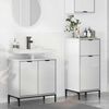 vidaXL Σετ Επίπλων Μπάνιου 2 pcs Γυαλιστερό λευκό 39.5 x 36 x 88 εκ