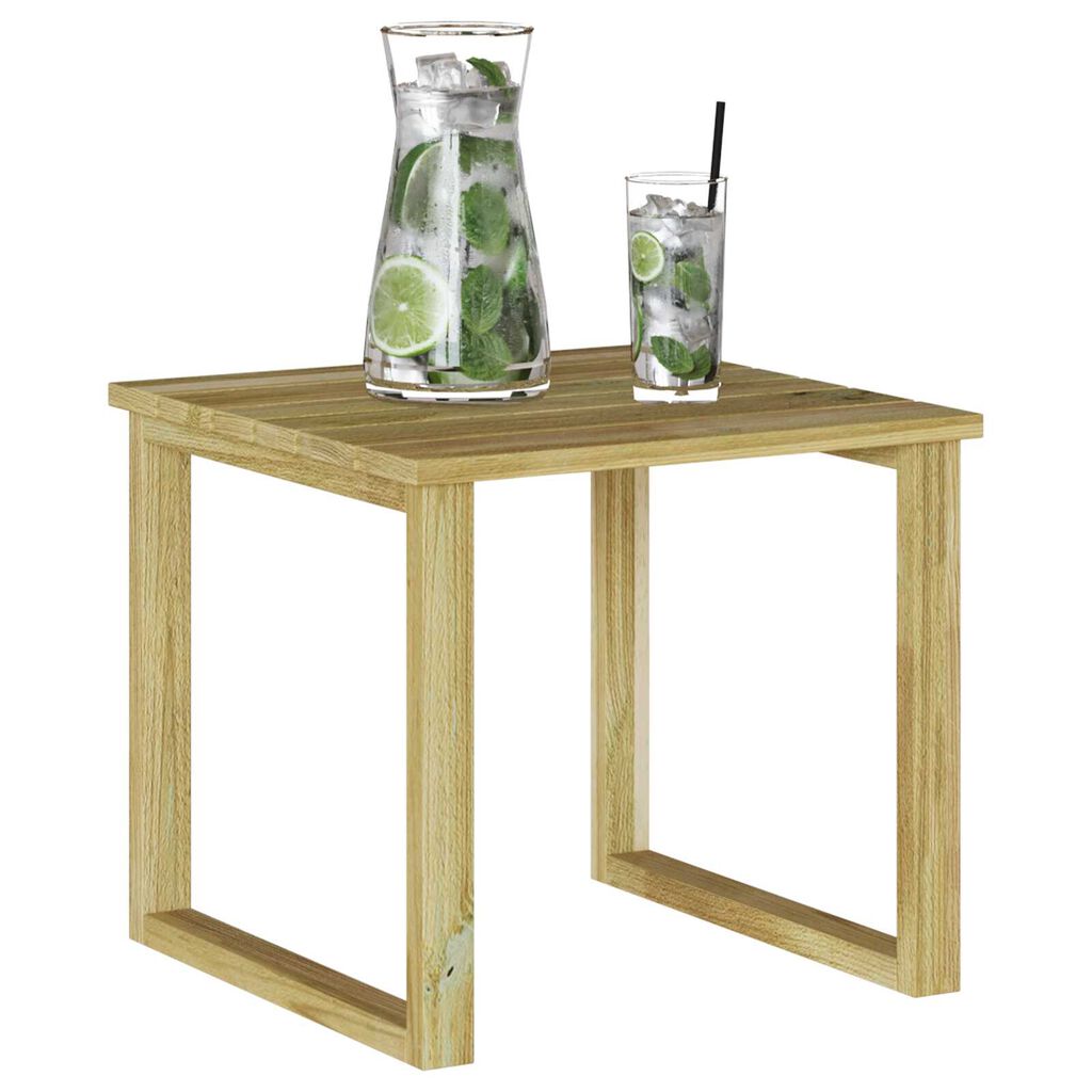 vidaXL Τραπέζι Ξαπλώστρας 40x40x36 cm Εμποτισμένο Ξύλο Πεύκου