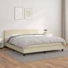 vidaXL &Kappa;&rho;&epsilon;&beta;ά&tau;&iota; Boxspring &mu;&epsilon; &Sigma;&tau;&rho;ώ&mu;&alpha; &Kappa;&rho;&epsilon;&mu; 180x200 &epsilon;&kappa;. &Sigma;&upsilon;&nu;&theta;&epsilon;&tau;&iota;&kappa;ό &Delta;έ&rho;&mu;&alpha;