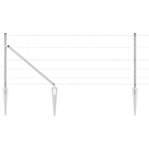 vidaXL &Sigma;&tau;ύ&lambda;&omicron;&sigmaf; &Pi;&epsilon;&rho;&iota;&phi;&rho;ά&xi;&epsilon;&omega;&nu; &Gamma;&alpha;&lambda;&beta;&alpha;&nu;&iota;&sigma;&mu;έ&nu;&omicron; 25 x 0,8 m &Alpha;&tau;&sigma;ά&lambda;&iota;