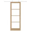 vidaXL Συρόμενη Πόρτα ORKDAL Φυσικό 83 x 232 εκ.