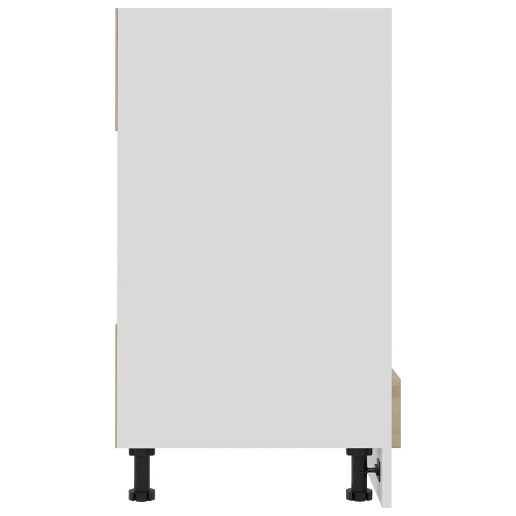 vidaXL Ντουλάπι για Φούρνο Lyon Sonoma Δρυς 60x46x81,5 εκ. Επεξ. Ξύλο