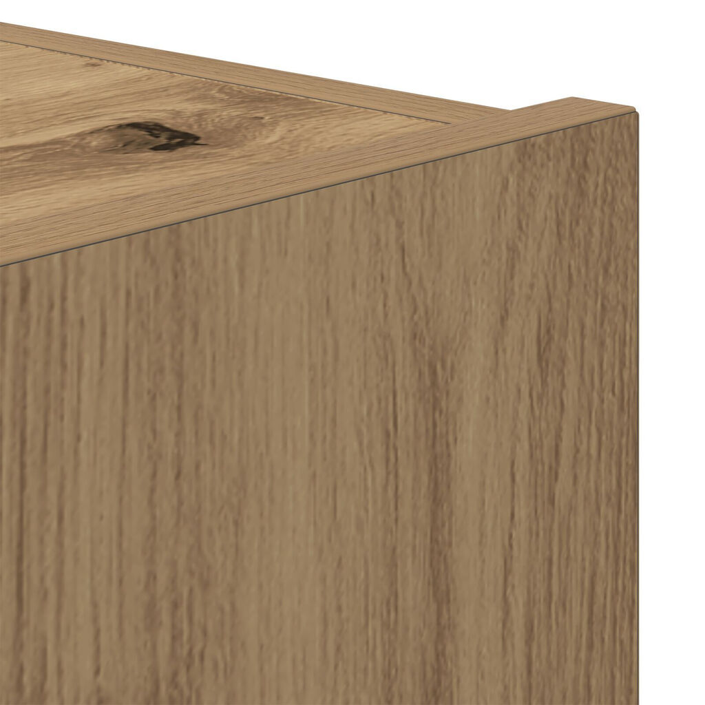vidaXL Ντουλάπα TV με Φώτα LED Artisan Oak 80x35x31 εκ.
