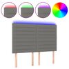 vidaXL &Kappa;&epsilon;&phi;&alpha;&lambda;ά&rho;&iota; &Kappa;&rho;&epsilon;&beta;&alpha;&tau;&iota;&omicron;ύ LED &Sigma;&kappa;&omicron;ύ&rho;&omicron; &Gamma;&kappa;&rho;&iota; 144x5x118/128&epsilon;&kappa;. &Upsilon;&phi;&alpha;&sigma;&mu;ά&tau;&iota;&nu;&omicron;