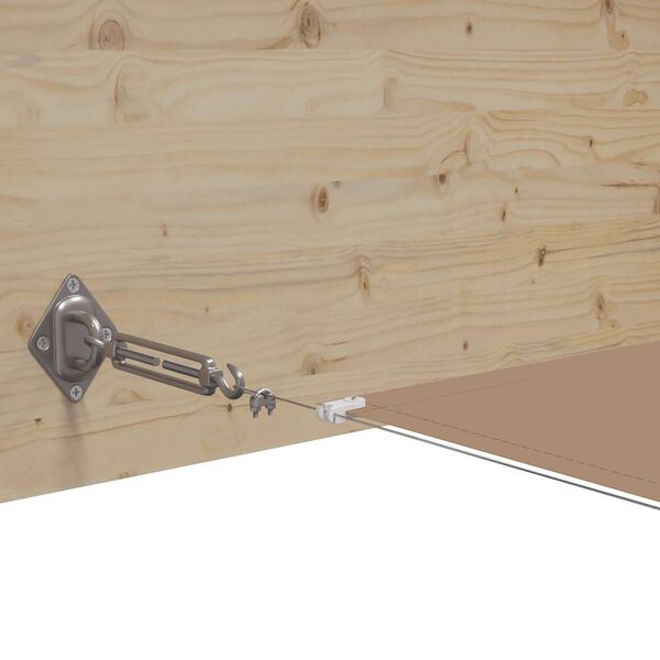 vidaXL Τέντα Κάθετη Taupe 140 x 800 εκ. από Ύφασμα Oxford