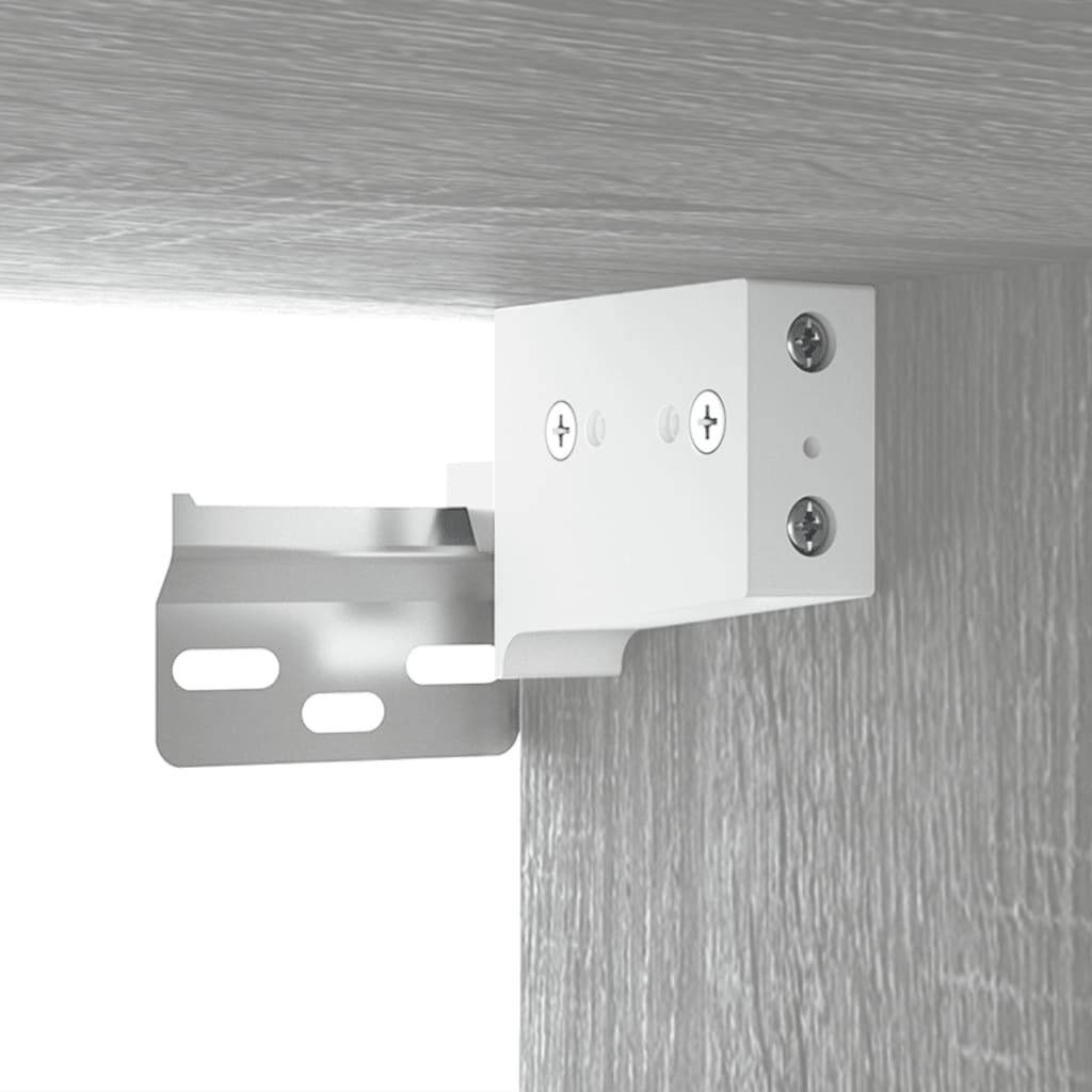 vidaXL Ντουλάπι Τοίχου Γκρι Sonoma 35x34x90 εκ. Επεξεργασμένο Ξύλο