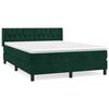 vidaXL &Kappa;&rho;&epsilon;&beta;ά&tau;&iota; Boxspring &mu;&epsilon; &Sigma;&tau;&rho;ώ&mu;&alpha; &Sigma;&kappa;&omicron;ύ&rho;&omicron; &Pi;&rho;ά&sigma;&iota;&nu;&omicron; 140x200&epsilon;&kappa;. &Beta;&epsilon;&lambda;&omicron;ύ&delta;&iota;&nu;&omicron;