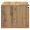 vidaXL Τοίχου κομοδίνο με συρτάρι 2 pcs artisan δρυς 50 x 36 x 30 εκ