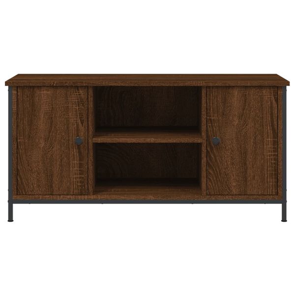 vidaXL Έπιπλο Τηλεόρασης Καφέ Δρυς 100x40x50 εκ. Επεξεργασμένο Ξύλο
