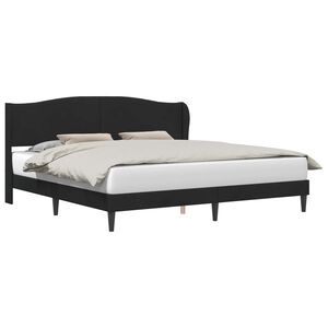 vidaXL &Sigma;&kappa;&epsilon;&lambda;&epsilon;&tau;ό&sigmaf; &Kappa;&rho;&epsilon;&beta;&alpha;&tau;&iota;&omicron;ύ &mu;&epsilon; &kappa;&epsilon;&phi;&alpha;&lambda;ά&rho;&iota; &Mu;&alpha;ύ&rho;&omicron; 200 x 200 cm &Beta;&epsilon;&lambda;&omicron;ύ&delta;&omicron;