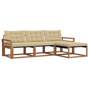 vidaXL &Sigma;&epsilon;&iota;&rho;ά &Kappa;&alpha;&nu;&alpha;&pi;έ &Epsilon;&xi;&omega;&tau;&epsilon;&rho;&iota;&kappa;&omicron;ύ &mu;&epsilon; &mu;&alpha;&xi;&iota;&lambda;ά&rho;&iota; 4 pcs &Phi;&upsilon;&sigma;&iota;&kappa;ό &kappa;&alpha;&iota; &Mu;&pi;&epsilon;&zeta;