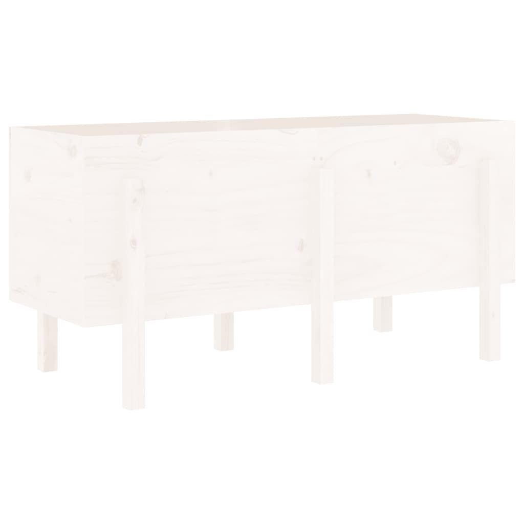 vidaXL Ζαρντινιέρα Υπερυψωμένη 121 x 50 x 57 εκ. από Μασίφ Ξύλο Πεύκου