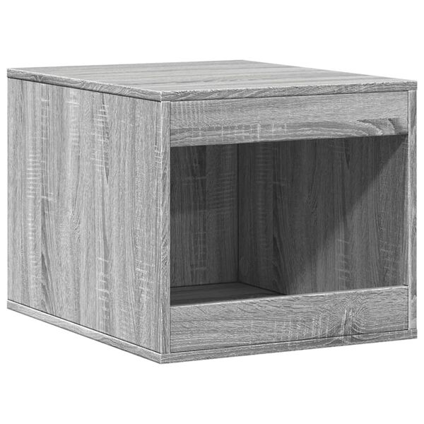 vidaXL Τουαλέτα Γάτας Περίφραξη Γκρι Sonoma 47x59x42εκ Επεξεργασμ Ξύλο