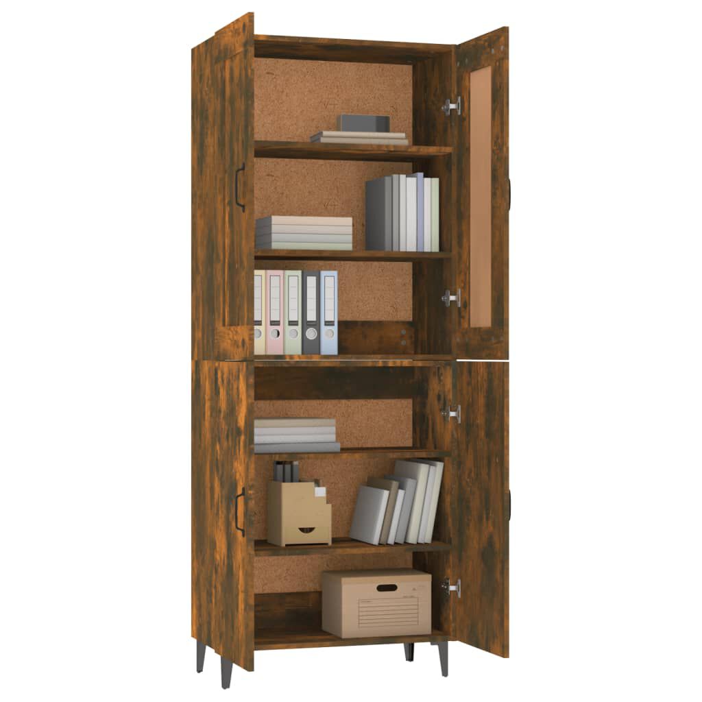 vidaXL Ντουλάπα Καπνιστή δρυς 70x34x180 cm από Επεξεργασμένο Ξύλο