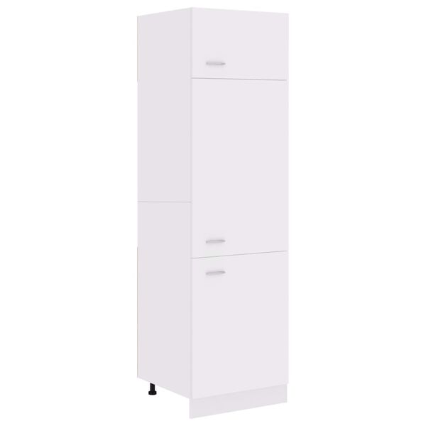 vidaXL Ντουλάπι Ψυγείου Lyon Λευκό 60x57x207 εκ. από Επεξ. Ξύλο