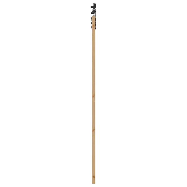 vidaXL Συρόμενη Πόρτα ORKDAL Καφέ 78 x 202 εκ. Ξύλο και μέταλλο