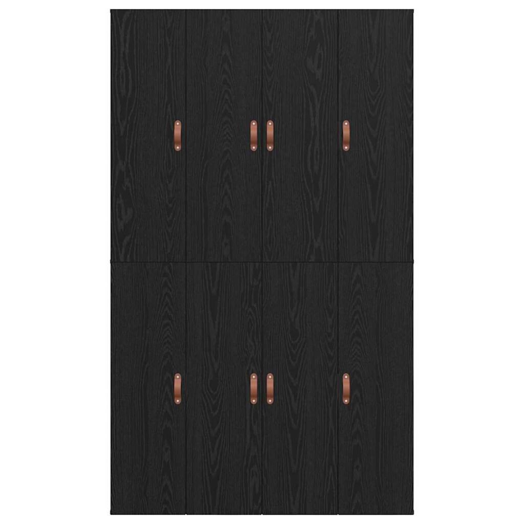 vidaXL Σκελετός Κρεβατιού Μαύρη δρυς 190 x 120 x 31.5 εκ.