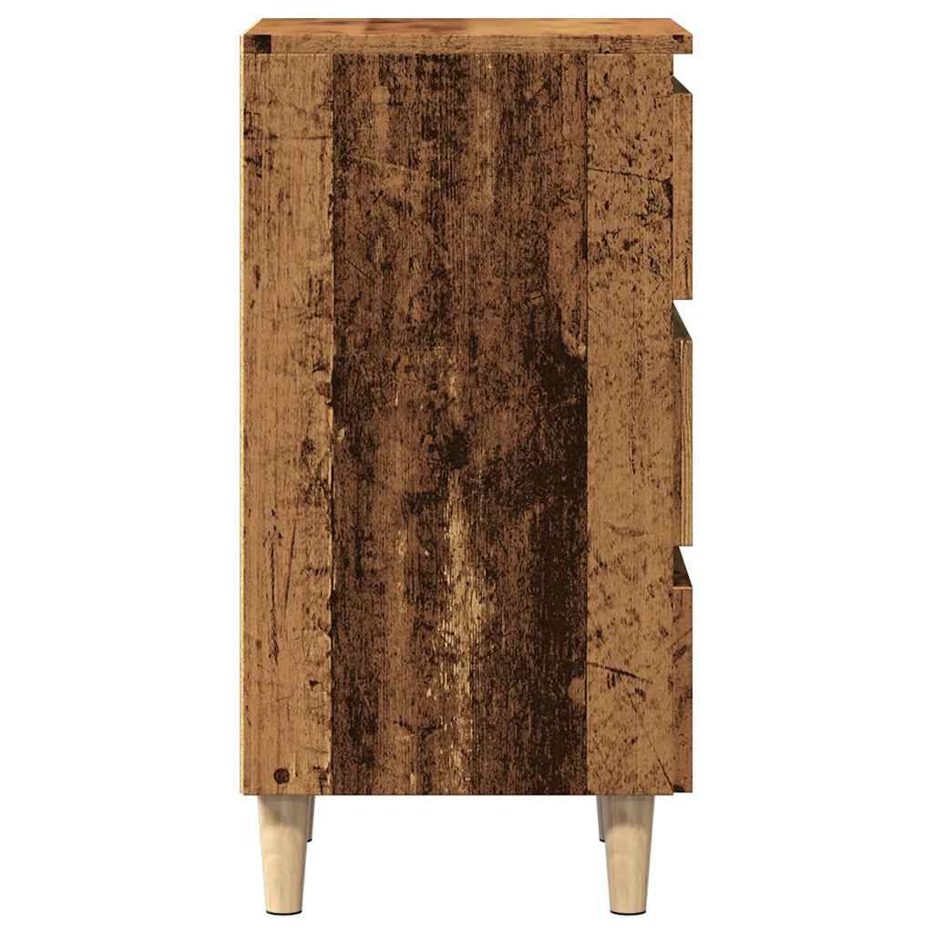 vidaXL κομοδίνο ντουλάπι παλιό ξύλο 40x35x69 cm κατασκευασμένο ξύλο