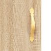 vidaXL Ντουλάπι Sonoma δρυς 69,5 x 34 x 180 εκ. από Επεξεργασμένο Ξύλο