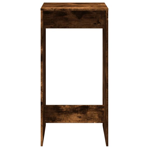 vidaXL Τραπέζι Μπαρ Καπνιστή Δρυς 51x50x103,5 εκ. Επεξ. Ξύλο
