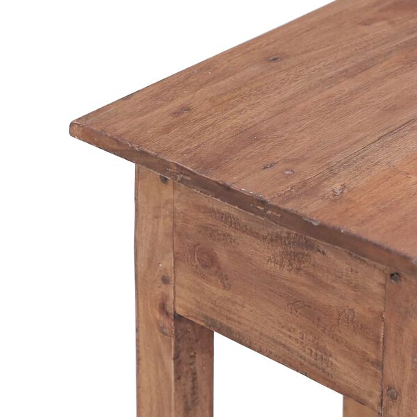 vidaXL Ανθοστήλη 30 x 30 x 75 εκ. από Μασίφ Ξύλο Μαόνι