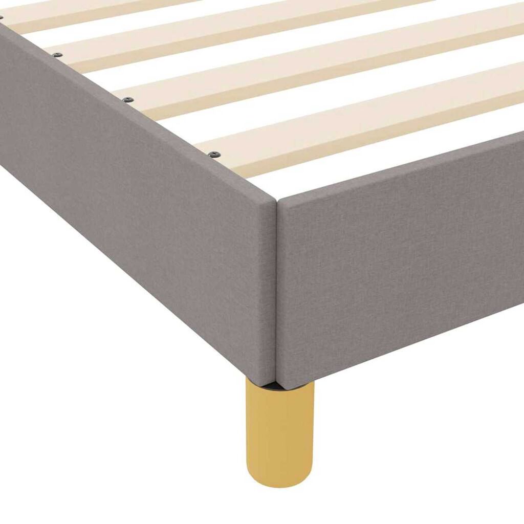 vidaXL Κρεβάτι με ελατήρια Ταμπά, Καφέ 90 x 200 cm