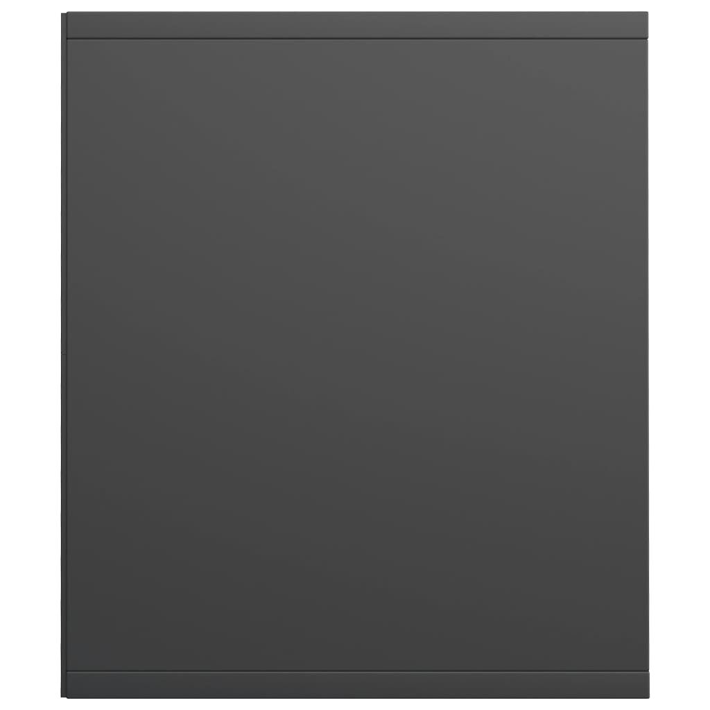 vidaXL Βιβλιοθήκη/Έπιπλο Τηλεόρασης Γκρι 36x30x143 εκ. Μοριοσανίδα