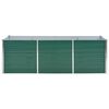 vidaXL Ζαρντινιέρα Υπερυψωμένη Πράσινη 240x80x77 εκ. Γαλβαν. Χάλυβας