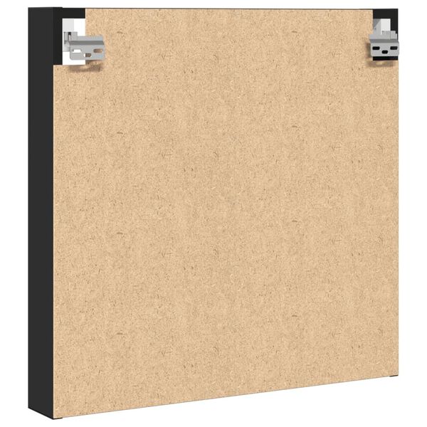 vidaXL Ραφιέρα Μαύρη 60x8,5x58 εκ. από Επεξεργασμένο Ξύλο