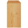 vidaXL Πλαϊνόγραφείο Drammen Δρυς 114 x 43 x 75.5 εκ Μασίφ ξύλο πεύκου