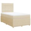 vidaXL &Kappa;&rho;&epsilon;&beta;ά&tau;&iota; Boxspring &mu;&epsilon; &Sigma;&tau;&rho;ώ&mu;&alpha; &Kappa;&rho;&epsilon;&mu; 120x200 &epsilon;&kappa;. &Upsilon;&phi;&alpha;&sigma;&mu;ά&tau;&iota;&nu;&omicron;