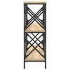 vidaXL Τραπέζι Κονσόλα Sonoma Δρυς 100 x 28 x 80,5 εκ. Επεξεργ. Ξύλο