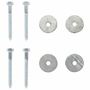 vidaXL &Gamma;&epsilon;ί&omega;&sigma;&eta; 4 pcs &Alpha;&sigma;&eta;&mu;ί &Oslash;10 x 60 &epsilon;&kappa; &Gamma;&alpha;&lambda;&beta;&alpha;&nu;&iota;&sigma;&mu;έ&nu;&omicron; &Mu;έ&tau;&alpha;&lambda;&lambda;&omicron;