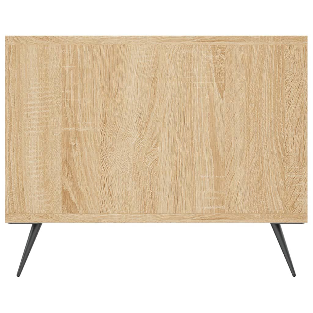 vidaXL Τραπεζάκι Σαλονιού Sonoma Δρυς 102x50x40 εκ. από Επεξεργ. Ξύλο