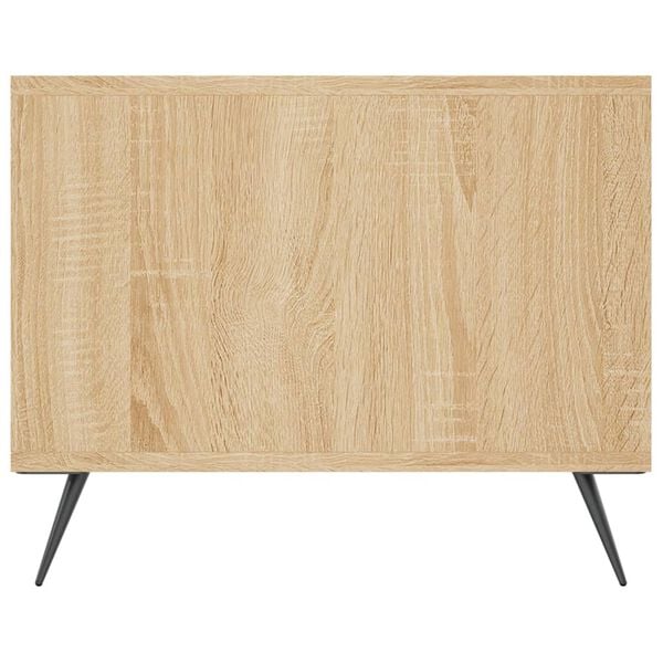 vidaXL Τραπεζάκι Σαλονιού Sonoma Δρυς 102x50x40 εκ. από Επεξεργ. Ξύλο