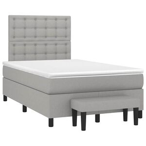 vidaXL &Kappa;&rho;&epsilon;&beta;ά&tau;&iota; Boxspring &mu;&epsilon; &Sigma;&tau;&rho;ώ&mu;&alpha; &Alpha;&nu;&omicron;&iota;&chi;&tau;ό &Gamma;&kappa;&rho;&iota; 120x190 &epsilon;&kappa;. &Upsilon;&phi;&alpha;&sigma;&mu;ά&tau;&iota;&nu;&omicron;