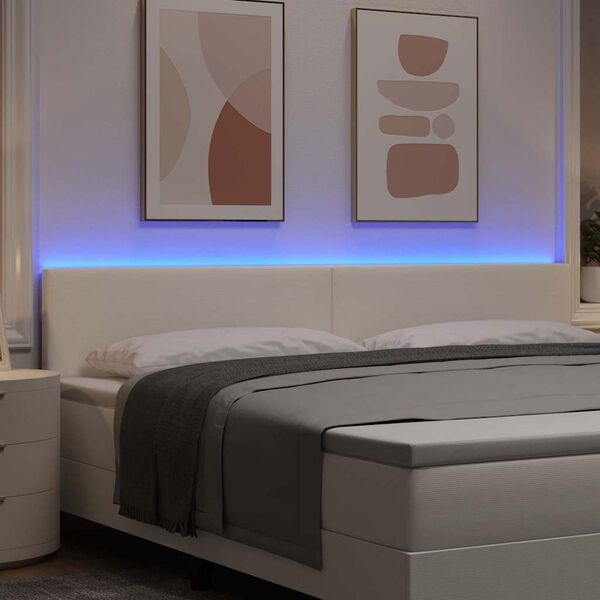 vidaXL LED &kappa;&epsilon;&phi;&alpha;&lambda;ά&rho;&iota; &mu;&epsilon; &phi;ώ&tau;&alpha; &lambda;&omega;&rho;ί&delta;&alpha;&sigmaf; LED &Kappa;&rho;&epsilon;&mu; 200 cm &Pi;&omicron;&lambda;&upsilon;&epsilon;&sigma;&tau;έ&rho;&alpha;&sigmaf;