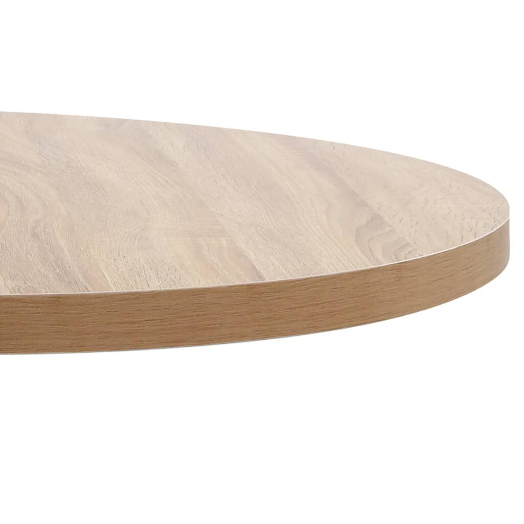 vidaXL Τραπέζι Bistro Ανοιχτό Καφέ 80 εκ. από MDF