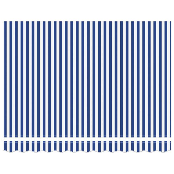 vidaXL Σκηνίτσα Αναδιπλούμενη with Μπλε και λευκό 3.5 x 2.5 m