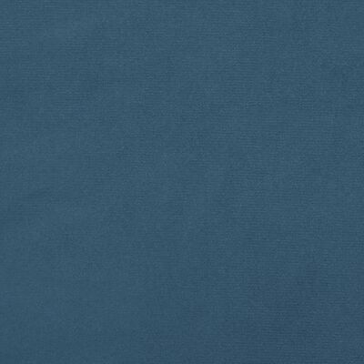 vidaXL Κεφαλάρι Κρεβατιού Σκούρο Μπλε 80 x 5 x 78/88 εκ. Βελούδινο