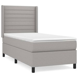 vidaXL &Kappa;&rho;&epsilon;&beta;ά&tau;&iota; Boxspring &mu;&epsilon; &Sigma;&tau;&rho;ώ&mu;&alpha; &Alpha;&nu;&omicron;&iota;&chi;&tau;ό &Gamma;&kappa;&rho;&iota; 100x200 &epsilon;&kappa;. &Upsilon;&phi;&alpha;&sigma;&mu;ά&tau;&iota;&nu;&omicron;